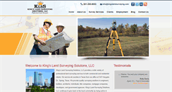 Desktop Screenshot of kingslandsurveying.com